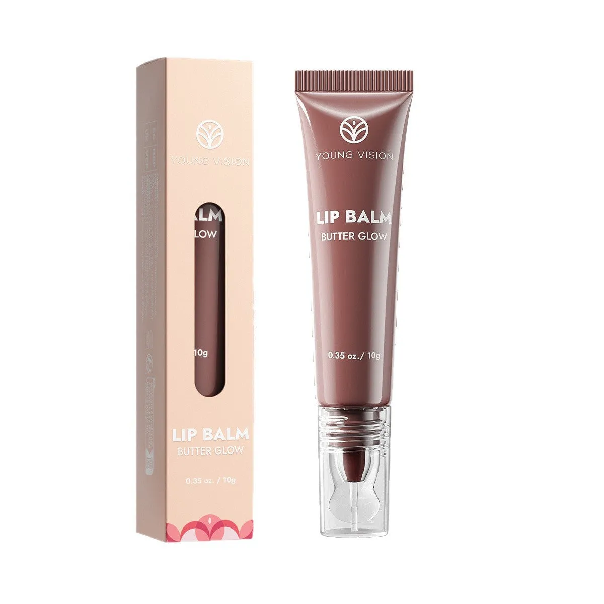 Modular plug hose lip gloss in six colours with moisturising natural stereo finish 10g standard size