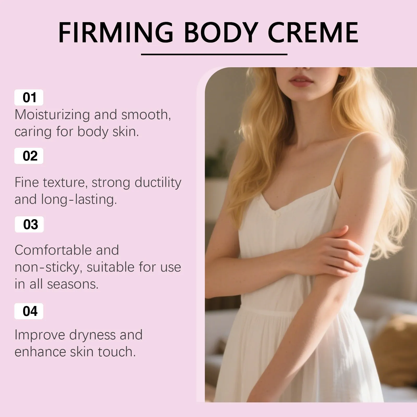 Compact 100g moisturising body lotion tube with coconut, rose, and vanilla flavours