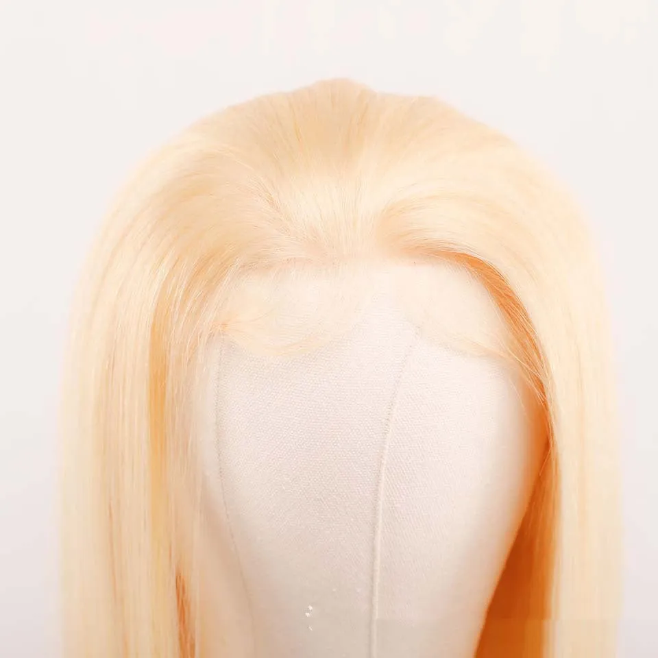 613# 13x4 hand hook mesh real human hair wig STW natural style for ladies