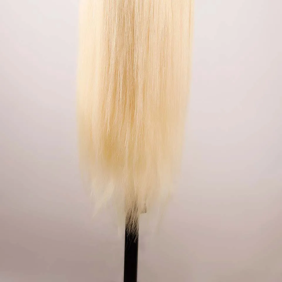 613# 13x4 hand hook mesh real human hair wig STW natural style for ladies