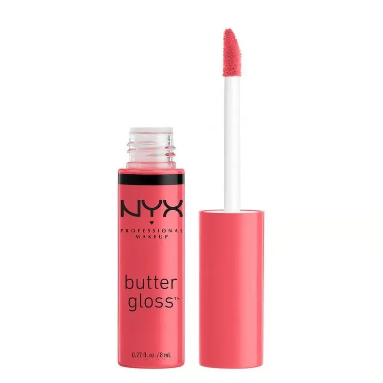 NYX Butter Gloss lip glaze tube in BLG36 SORBET shade with natural finish