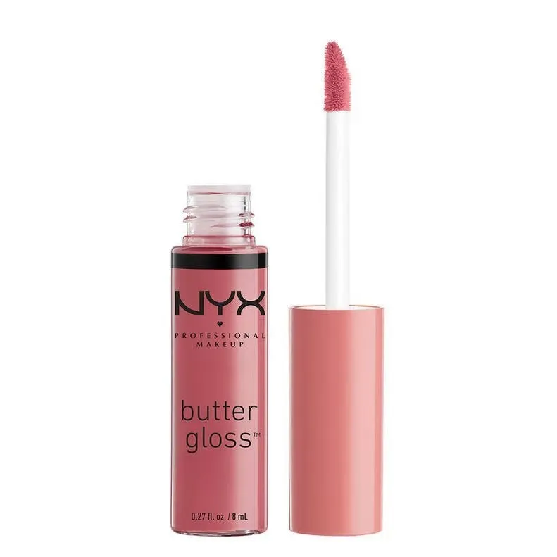 NYX Butter Gloss lip glaze tube in BLG36 SORBET shade with natural finish