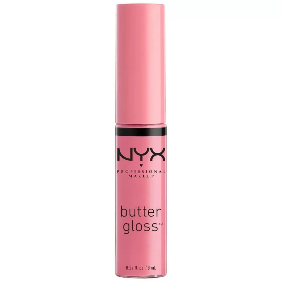 NYX Butter Gloss lip glaze tube in BLG36 SORBET shade with natural finish