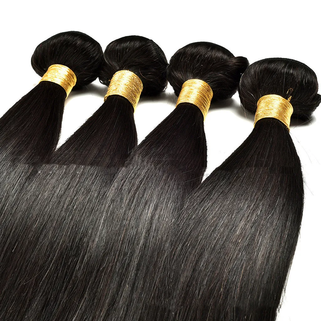 Straight real human hair wig in natural style, available in lengths from 8 to 30 inches for ladies