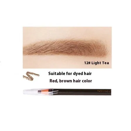 Brown microblading eyebrow pen with waterproof formula, fine tip, and protective cap, 2.8g, three shades available