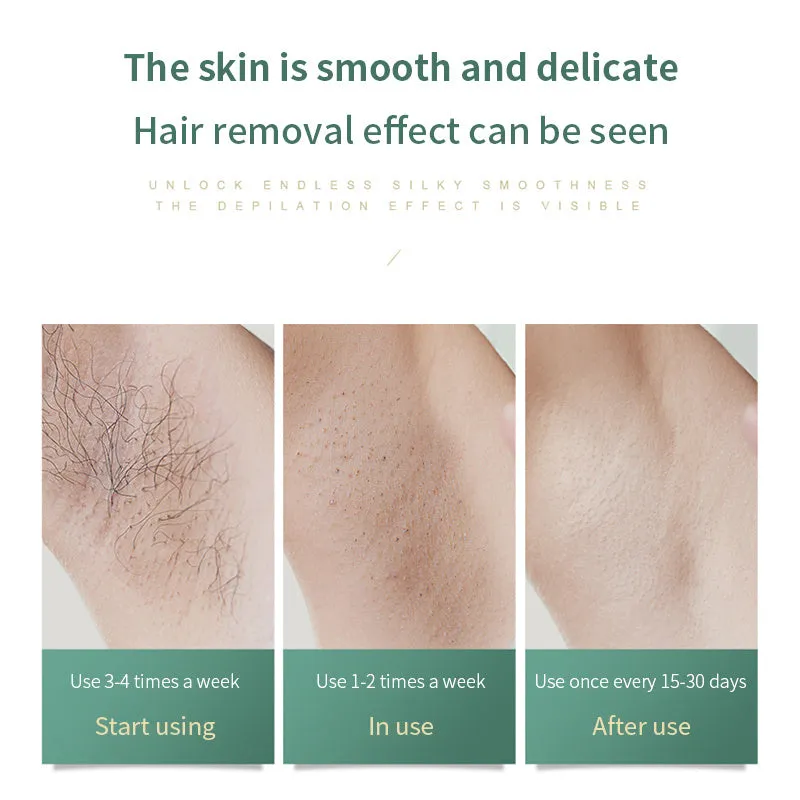 Green women IPL painless laser epilator with 590nm wavelength and 500,000 flashes