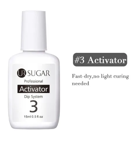 UR Sugar 30ml dipping nail powder bottle in glitter finish with multiple colour options for French manicure