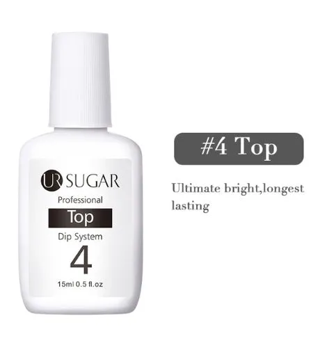 UR Sugar 30ml dipping nail powder bottle in glitter finish with multiple colour options for French manicure