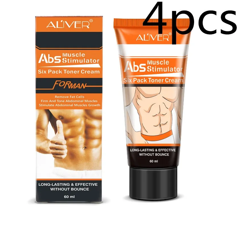 60ml abdominal muscle cream in black packaging with shaping and slimming formula