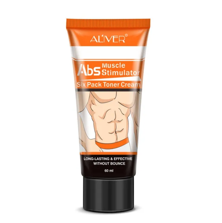60ml abdominal muscle cream in black packaging with shaping and slimming formula