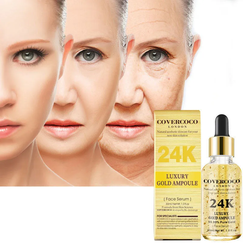 24K Golden Face Moisturizing Cream 30ml yellow jar with lifting and brightening skincare formula