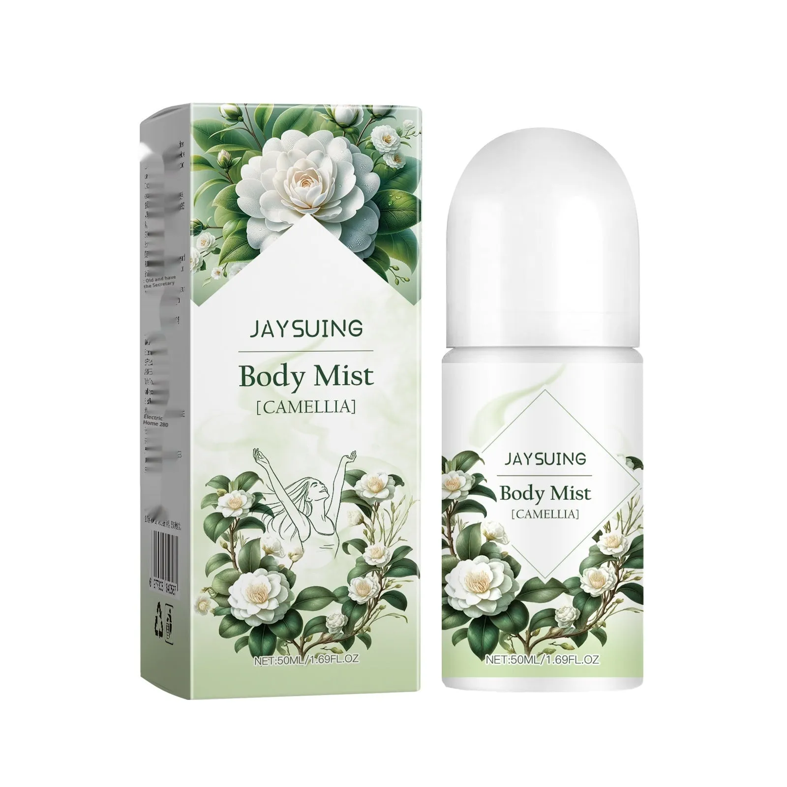Camellia Body Lotion 50ml portable tube with light fragrance for skin refreshing care