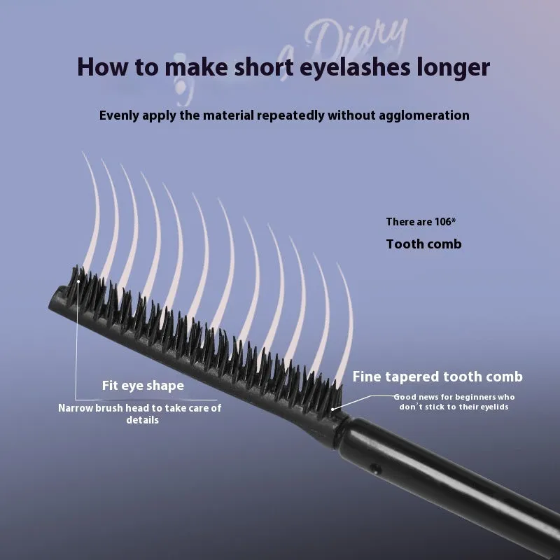 Long Curling Long-Lasting Setting Mascara tube in black or brown shade on a white background.