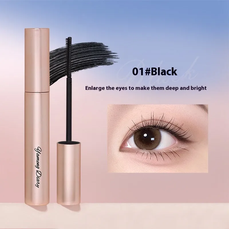 Long Curling Long-Lasting Setting Mascara tube in black or brown shade on a white background.