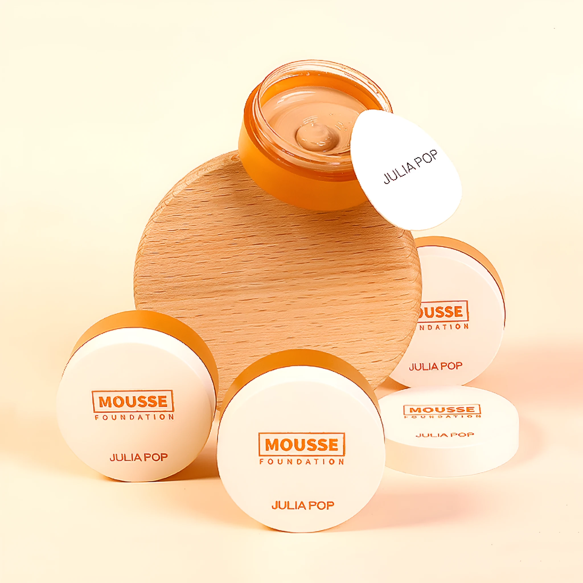 Wheat liquid foundation concealer lasting makeup in bottle with shade options.