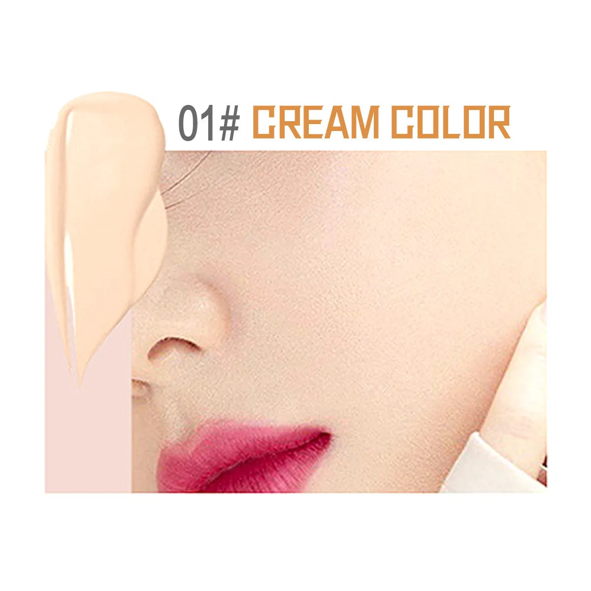 Wheat liquid foundation concealer lasting makeup in bottle with shade options.