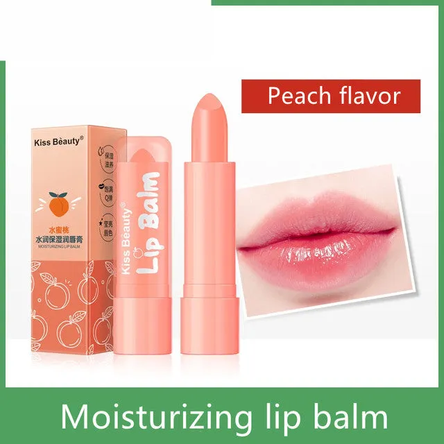 Aloe vera colour changing lip balm 3.5g with jojoba oil in green and pink