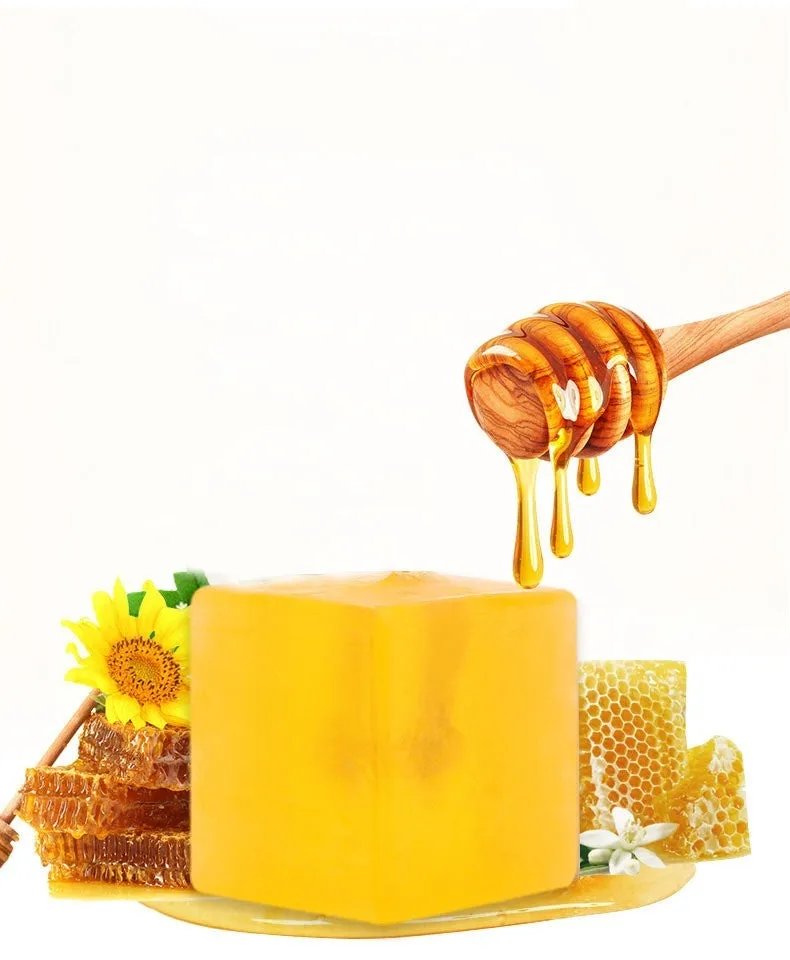 Thai honey handmade cold process soap bar with coconut and olive oils