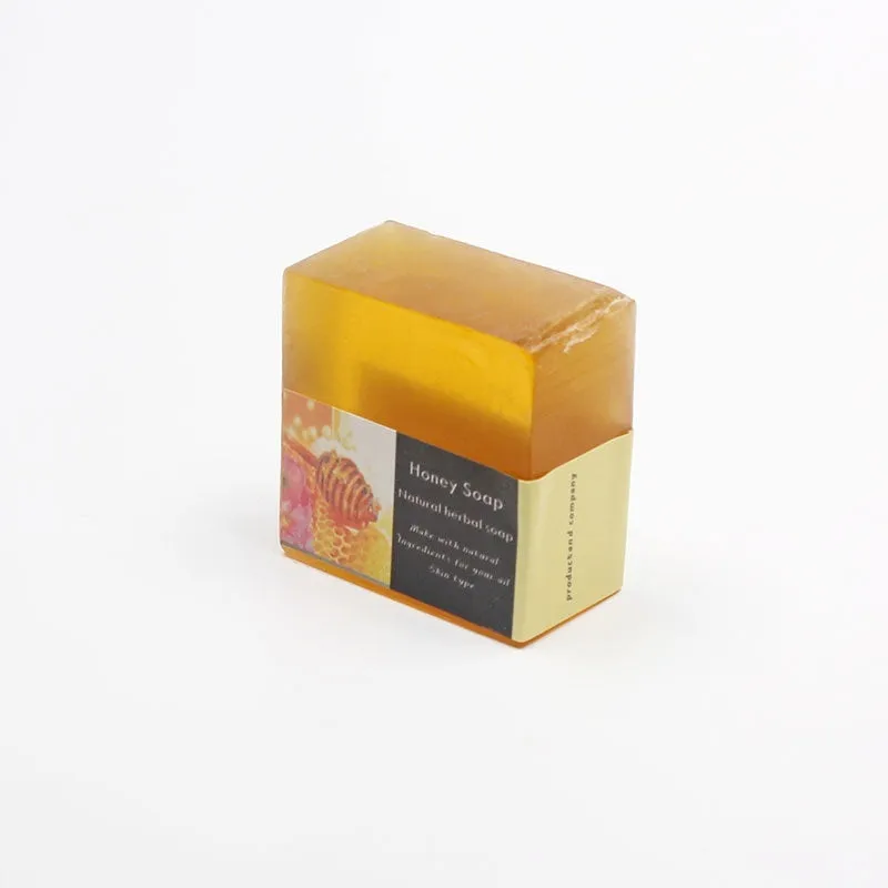 Thai honey handmade cold process soap bar with coconut and olive oils