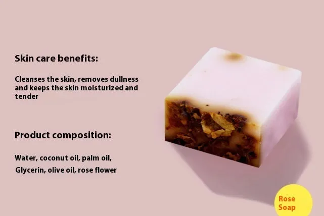 Thai honey handmade cold process soap bar with coconut and olive oils