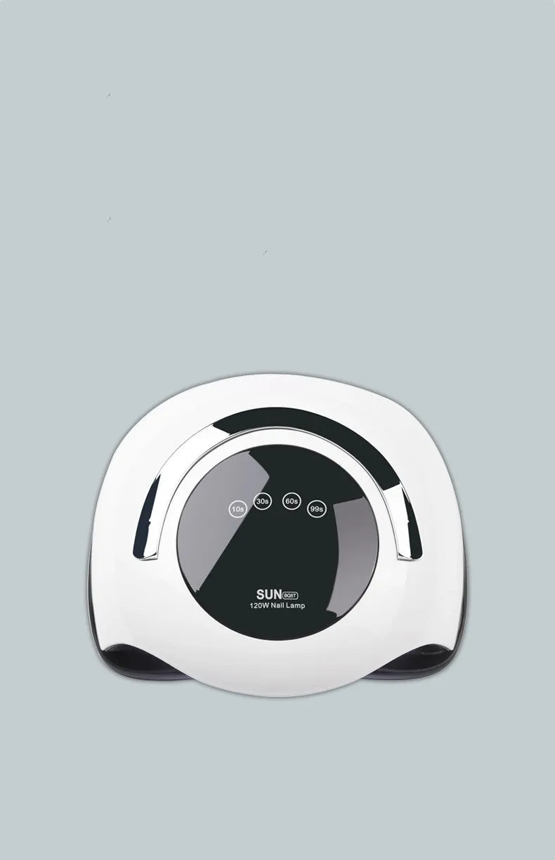 120W induction phototherapy machine BQ5T in white ABS with four plug adaptors on a table