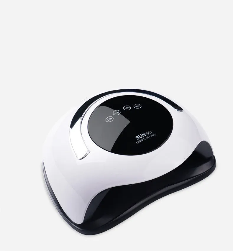 120W induction phototherapy machine BQ5T in white ABS with four plug adaptors on a table