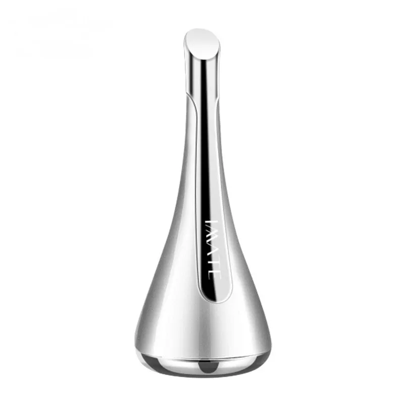 Imate facial massager small dumbbell gyro beauty device in gold with 40Gs magnetic force and 1000rpm vibration
