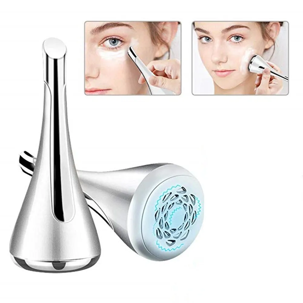 Imate facial massager small dumbbell gyro beauty device in gold with 40Gs magnetic force and 1000rpm vibration