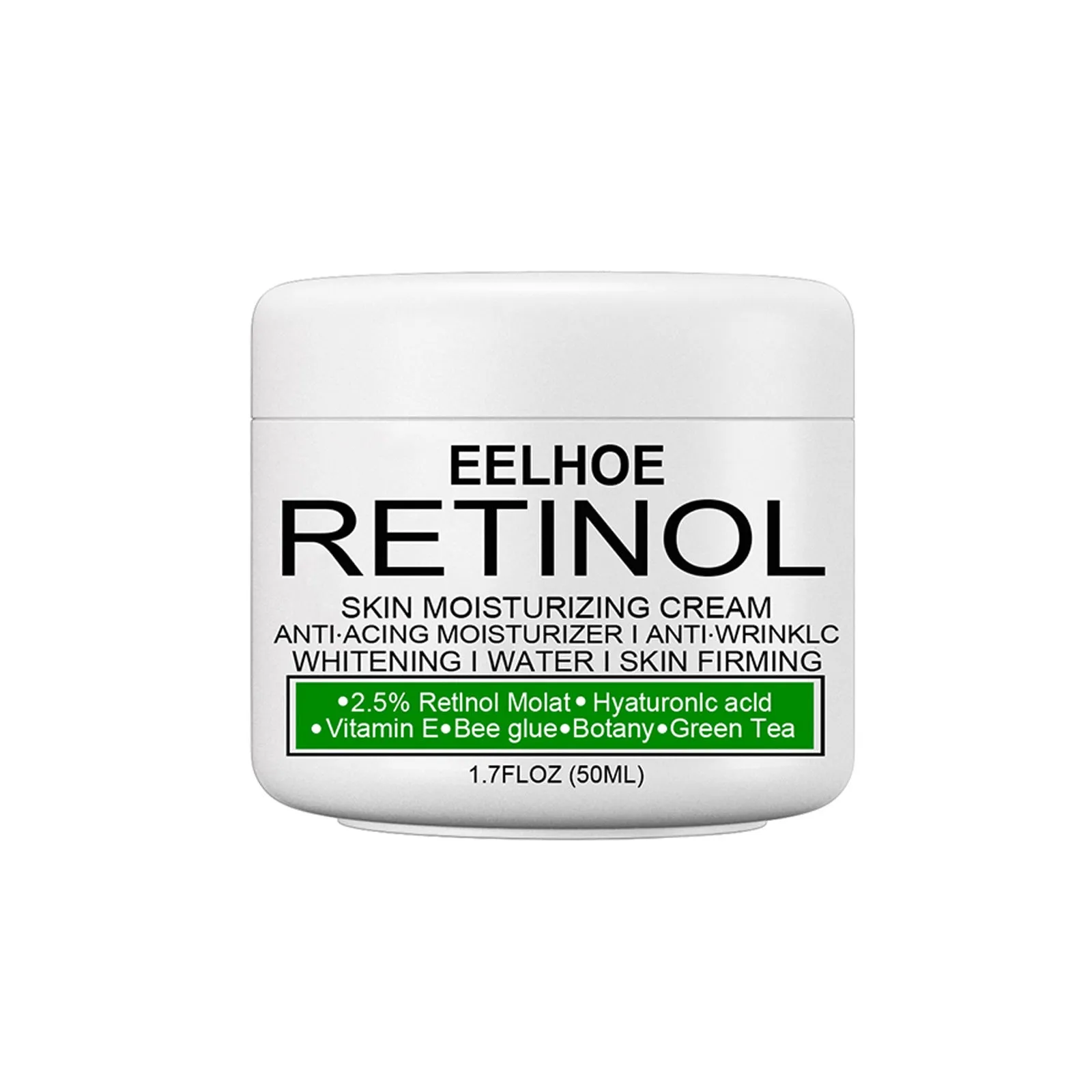 Skin brightening lightening melanin moisturizing cream with squalane milk extract glycerin in multiple size options