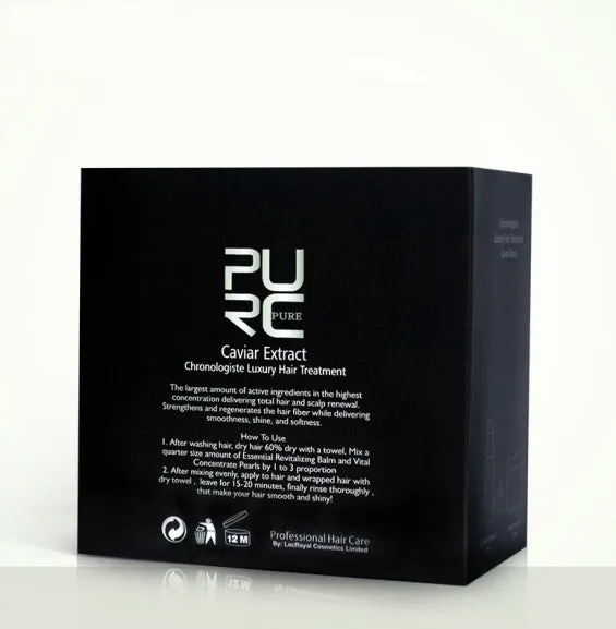 Caviar extract Chronologist luxury hair care set 120ml plus 60ml for damaged hair repair