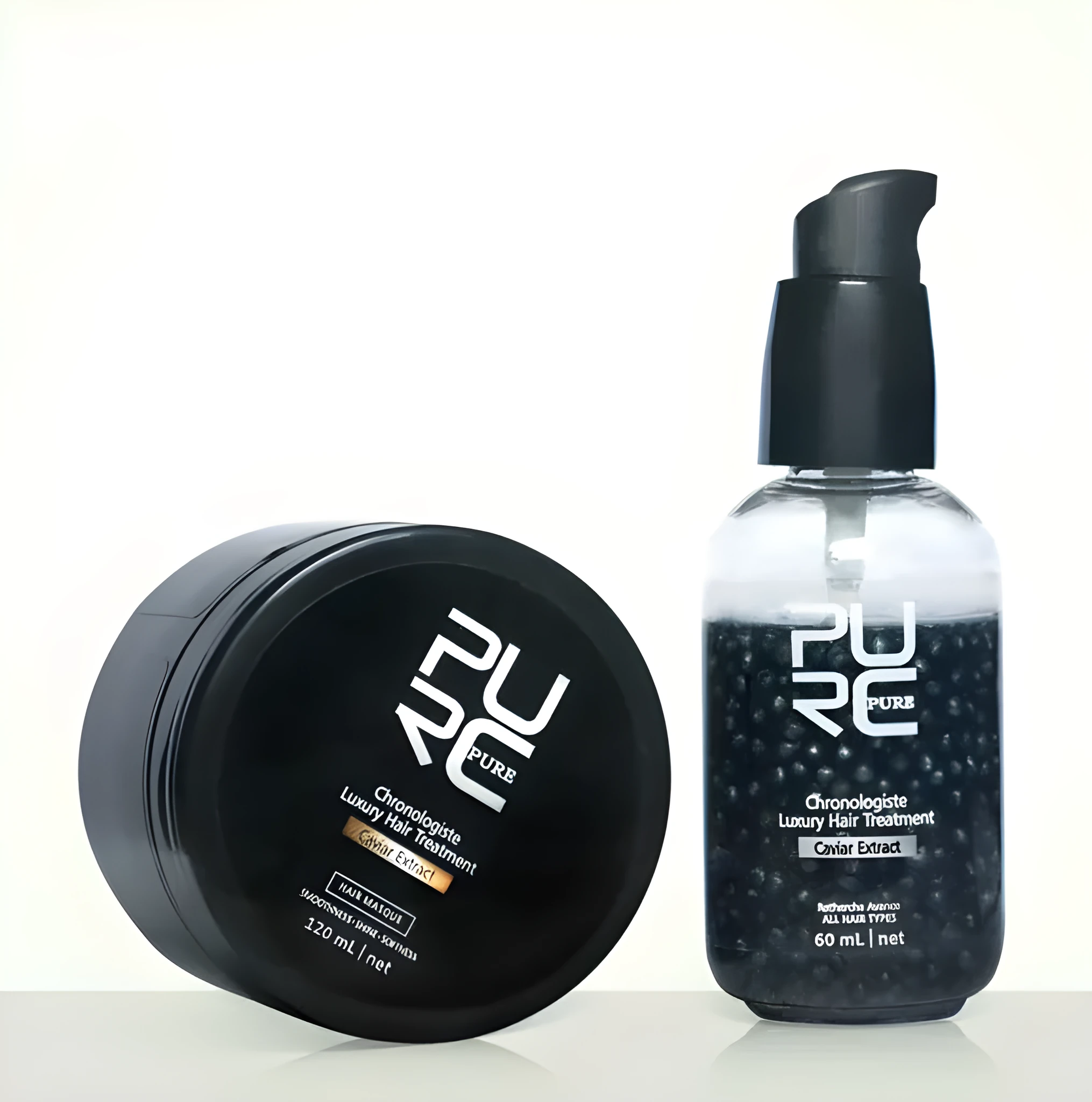 Caviar extract Chronologist luxury hair care set 120ml plus 60ml for damaged hair repair