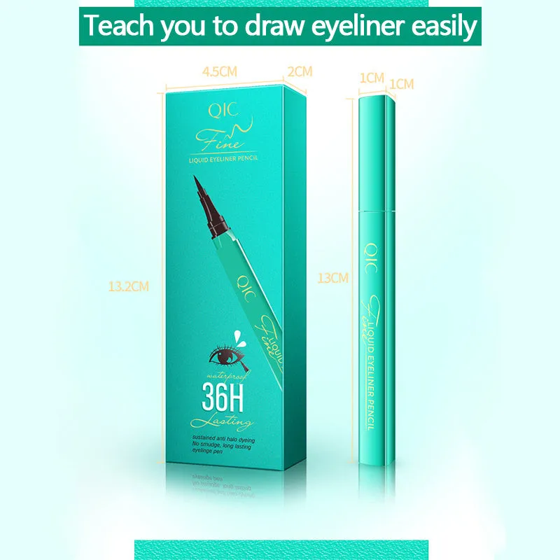Jade green eye liner pencil with smooth long-lasting warm water removable formula, 1g net content