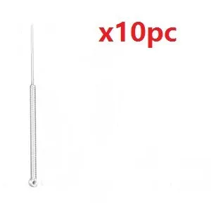 Blue light acne beauty instrument removal pen set with cooling gel and needles on a table