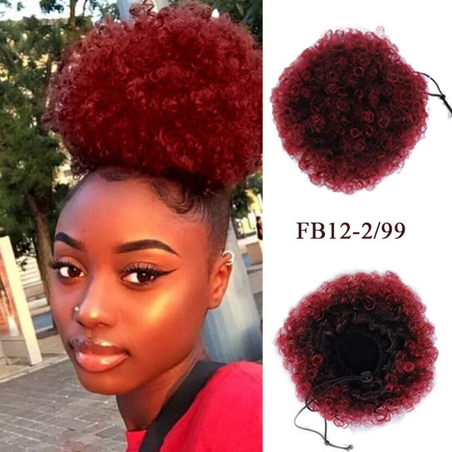 High temperature wire wig ponytail explosion hair in medium long natural style for ladies