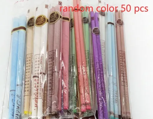 Beeswax scented ear candle sticks in assorted colours for ear therapy and cleaning