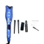 Rose Curler LCD display ceramic curling wand with adjustable temperature 80-210°C in black
