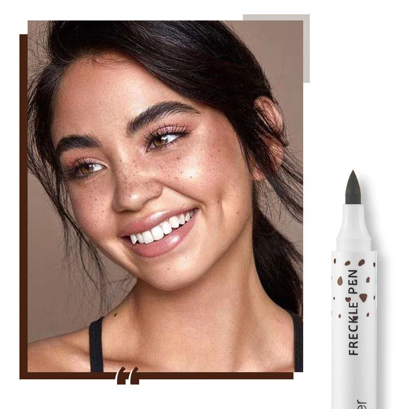Natural Freckle Pen faux freckles makeup tool in brown for temporary face freckles
