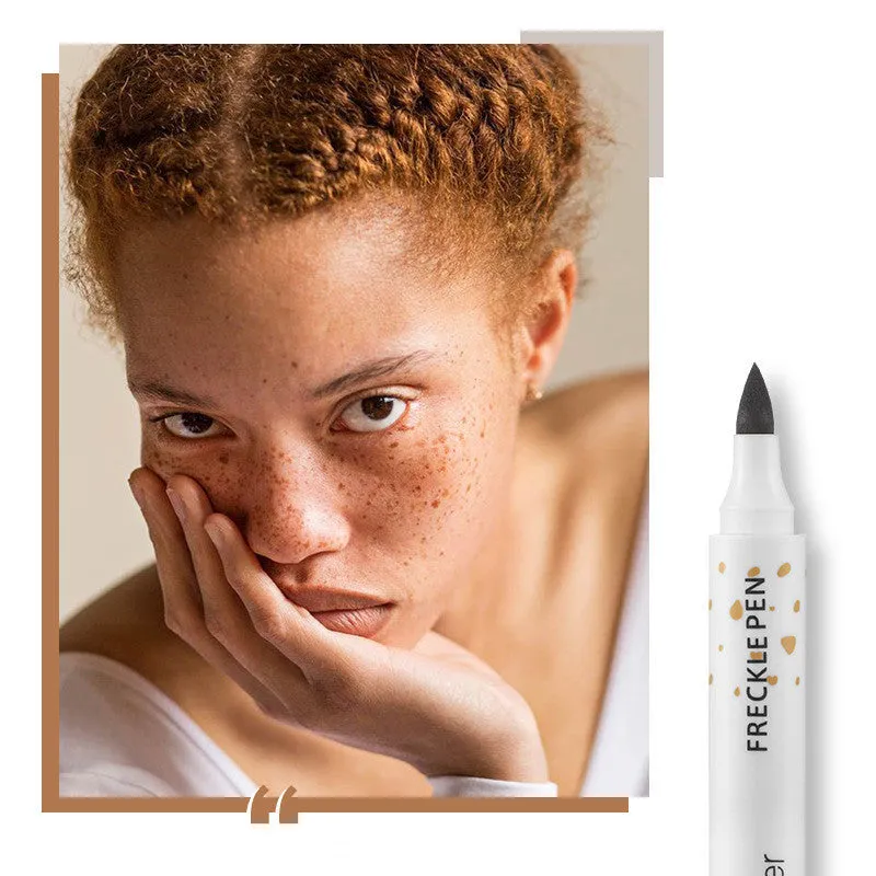 Natural Freckle Pen faux freckles makeup tool in brown for temporary face freckles