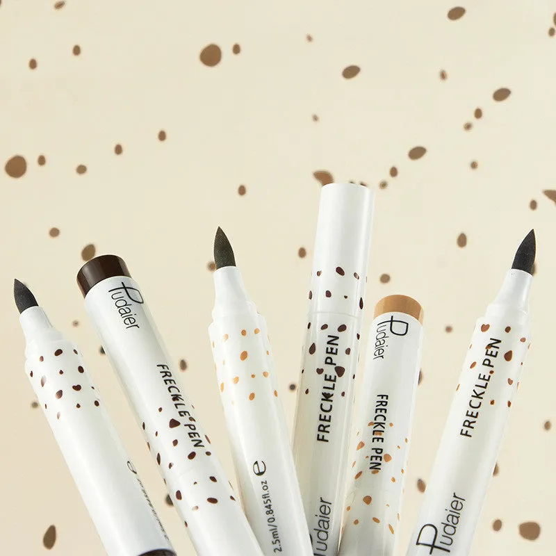 Natural Freckle Pen faux freckles makeup tool in brown for temporary face freckles