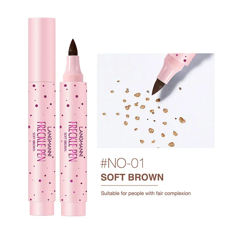 Natural Freckle Pen faux freckles makeup tool in brown for temporary face freckles