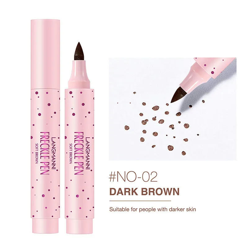 Natural Freckle Pen faux freckles makeup tool in brown for temporary face freckles