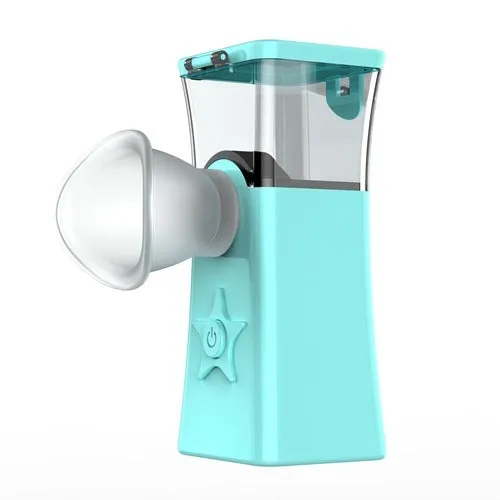 Portable USB nano mist face steamer with 2-in-1 eye and face function in white