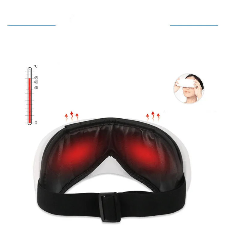 Ruibomei M510 white smart eye massager with air pressure hot compress magnetic massage and wireless Bluetooth