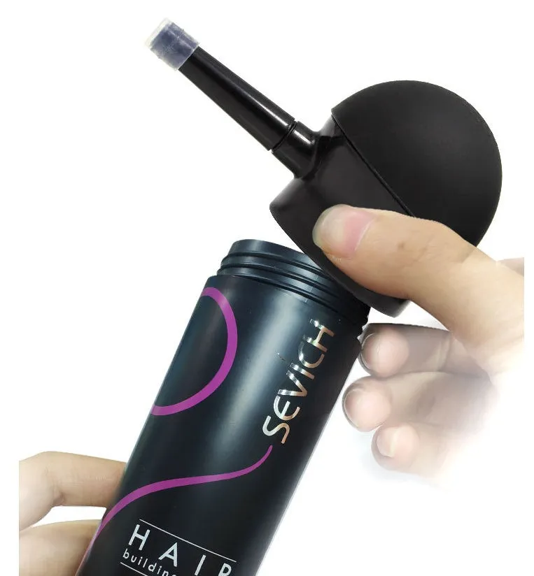Green hair fiber spray applicator nozzle pump for precise application