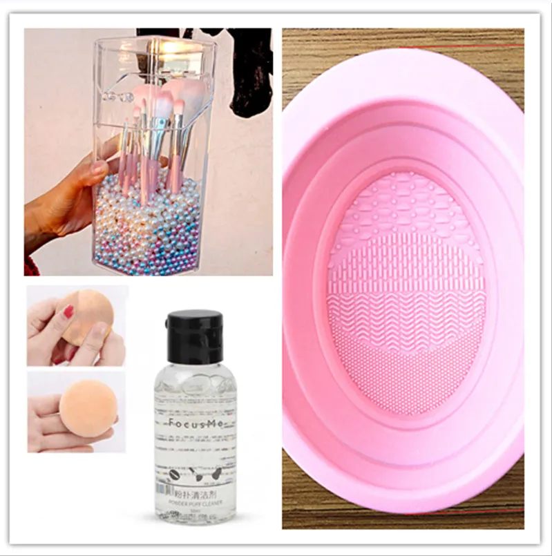 50ml makeup brush cleaning liquid in a compact 9x3x3cm bottle