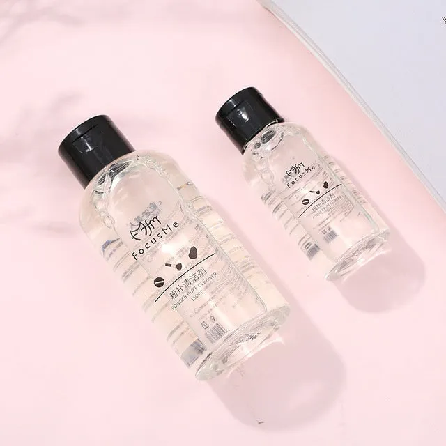 50ml makeup brush cleaning liquid in a compact 9x3x3cm bottle
