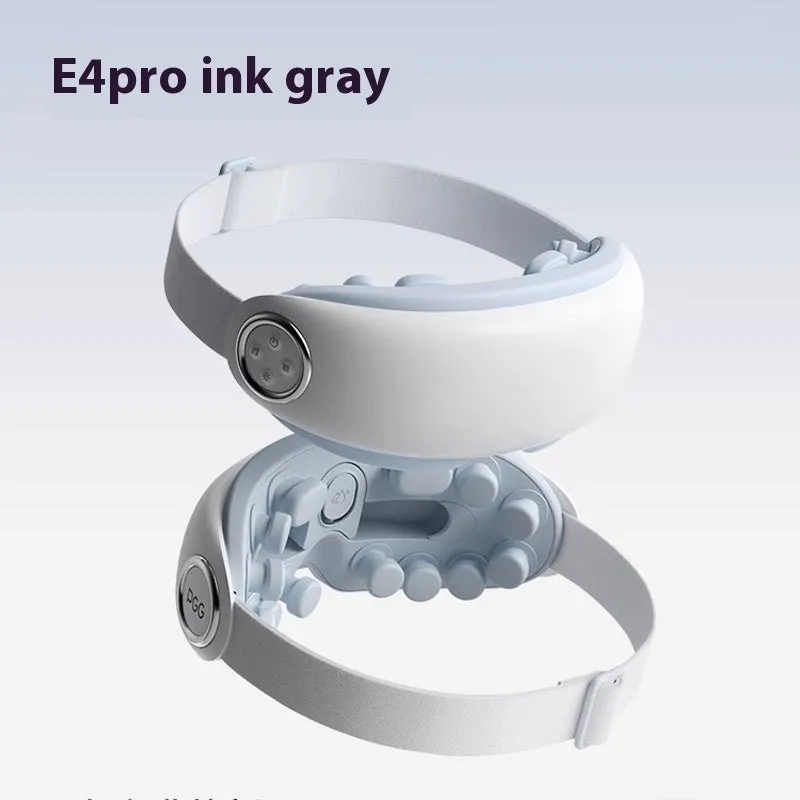 Bluetooth eye steam moisturising hot compress massage instrument in green, ink grey, or purplish grey