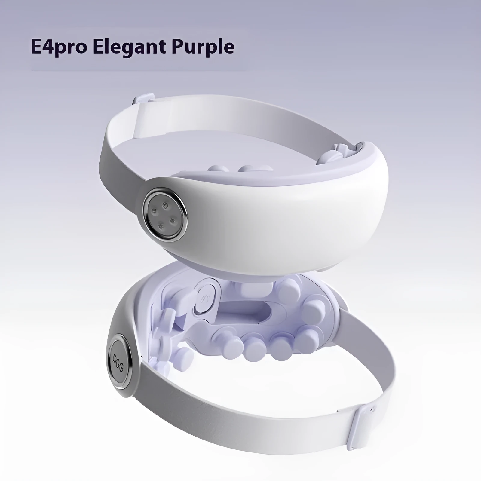 Bluetooth eye steam moisturising hot compress massage instrument in green, ink grey, or purplish grey