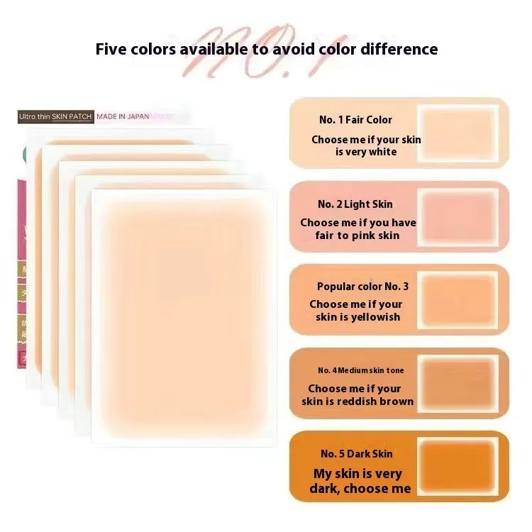 Tattoo cover patch concealer brush for birthmark coverage measuring 130 by 8.5 millimetres