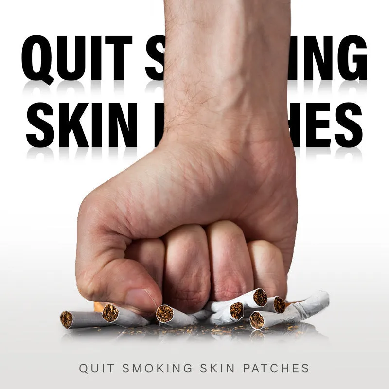 Box of 30 plant extract nicotine smoking cessation patches for men and women